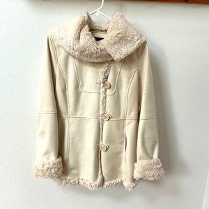 Jones New York Faux Shearling Coat (NWOT)